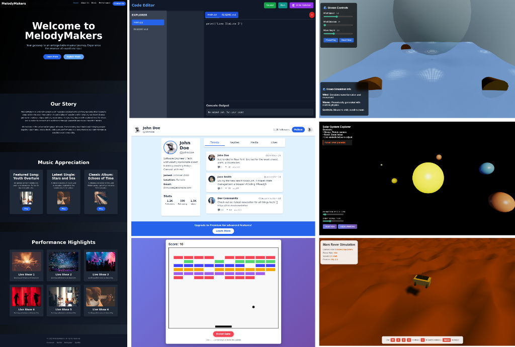 WebUIProof benchmark examples